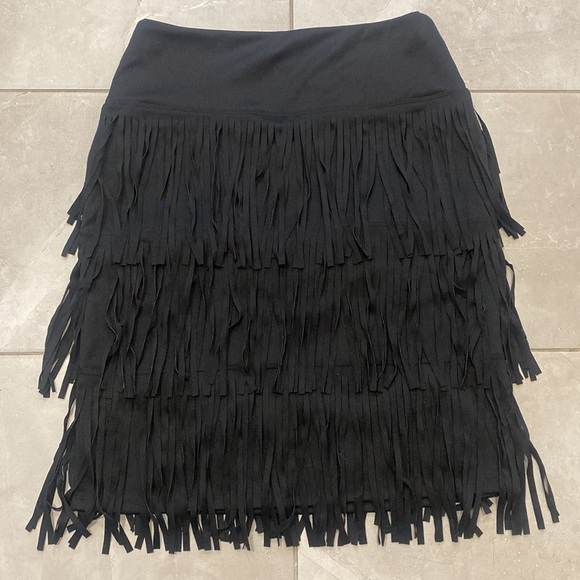 Three Tier Fringe Skirt - Picture 6 of 8